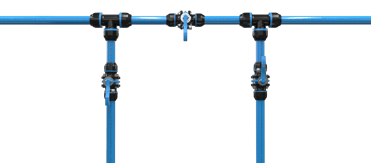 Configuration avec des raccords standards