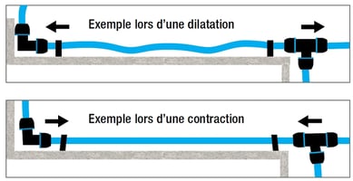 Exemples visuels dilatation vs contraction