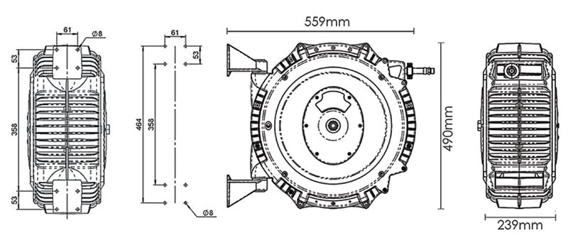 Figure 1. Dimensions générales.