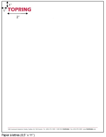 Logo sur imprimés administratifs