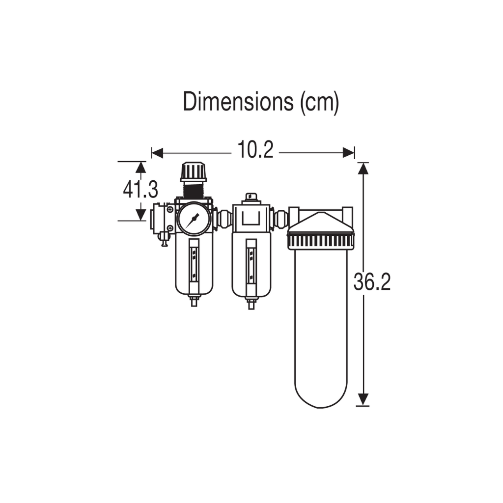 Ensemble sécheur à dessiccant avec gel de silice 25 SCFM