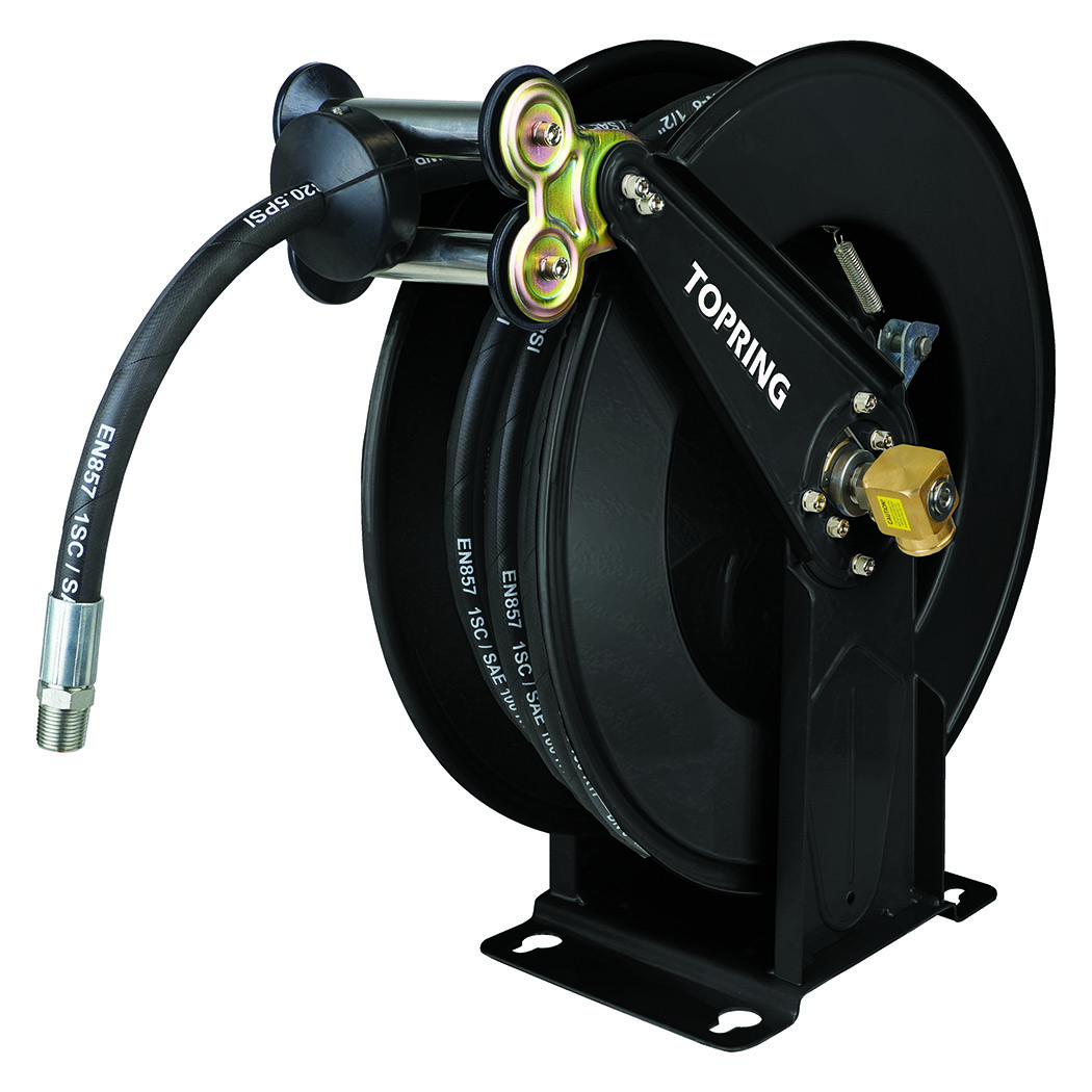 Oil Hose Reel With 1/2 I.D. 50 ft.