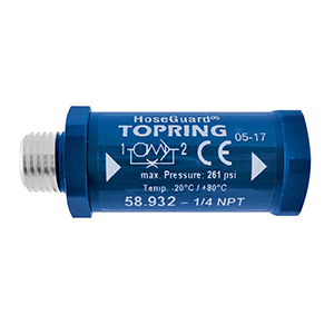 Soupape anti-coups de fouet HOSEGUARD S58
