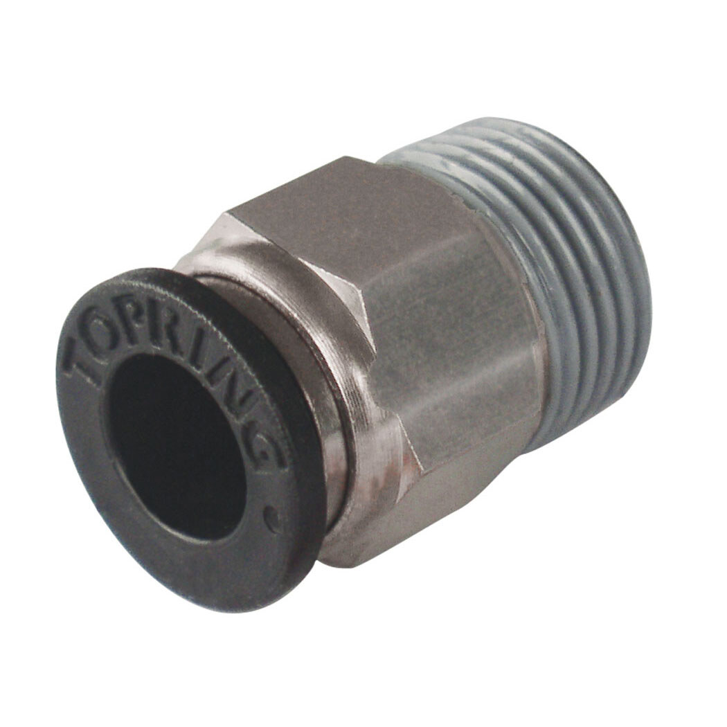 Adaptateur autobloquant 10 mm à 3/8 (M) BSPT (multiple de 10)